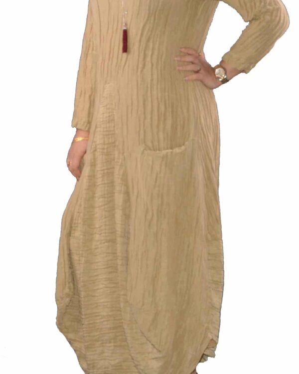 Wrinkled Maxi Dress